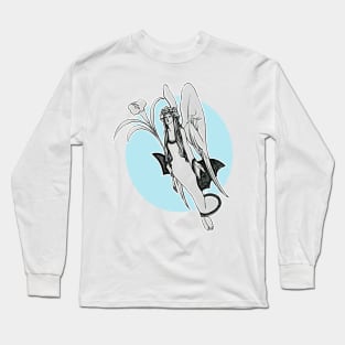 Angel in art nouveau style Long Sleeve T-Shirt